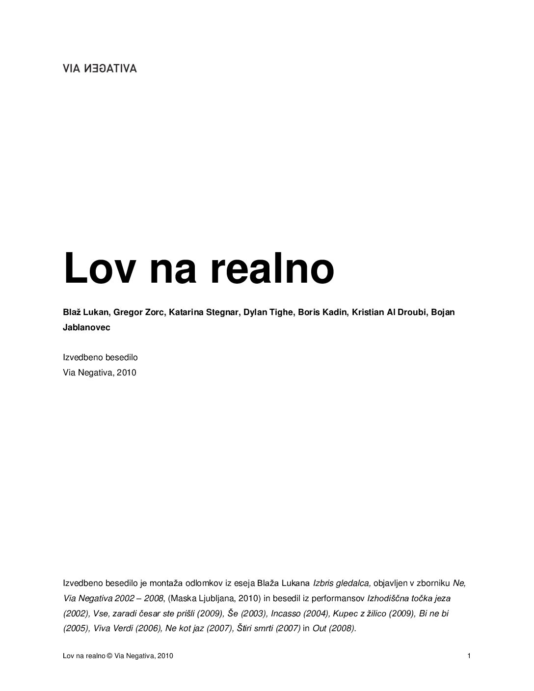 Lov na realno txt slo